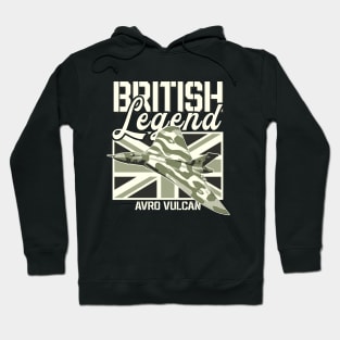 Avro Vulcan Bomber Jet Aircraft RAF Airplane British Legend Hoodie